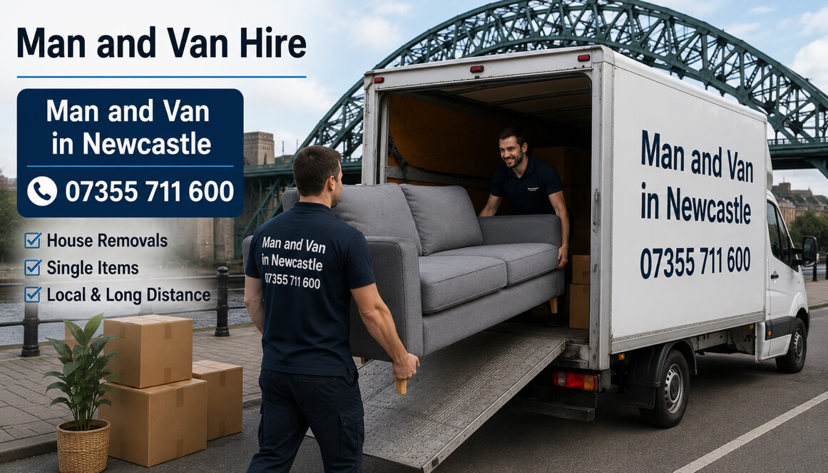 Man and van hire in Newcastle